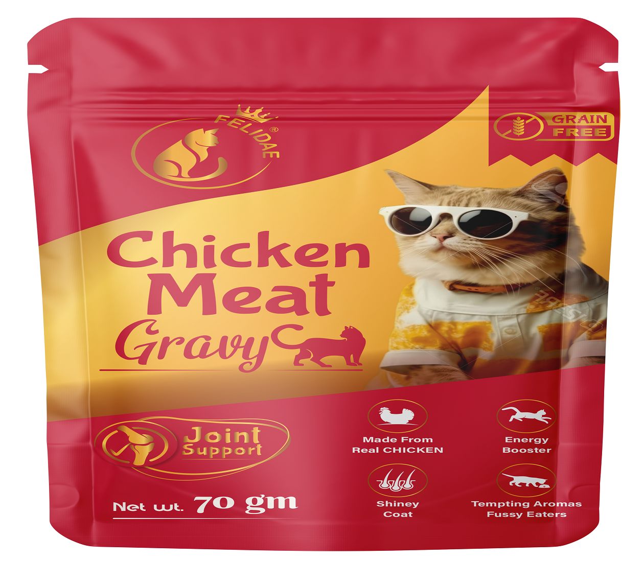 FELIDAE Adult CAT (1+ Year) Chicken & Meat in Gravy